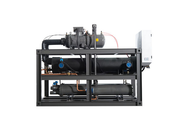 주문 100HP 나사형 수냉식 냉각기 CE ISO9001 수냉식 액체 냉각기 online manufacture
