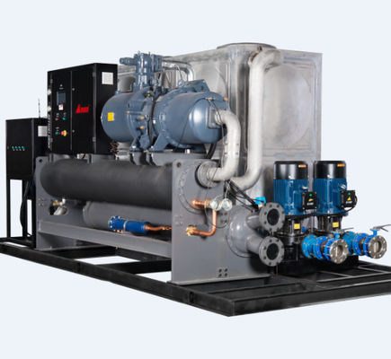 주문 플라스틱 곰팡이를 위한 85hp 물 냉각 스크루 냉장고 online manufacture