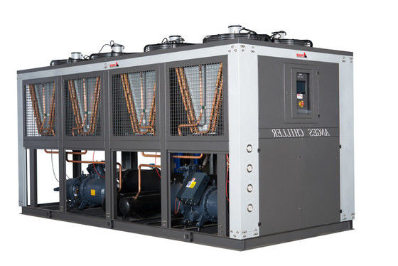 주문 산업적 풍랭식 스크롤 냉각장치 50Ton 포함되어 있는 345L 저수 탱크 online manufacture