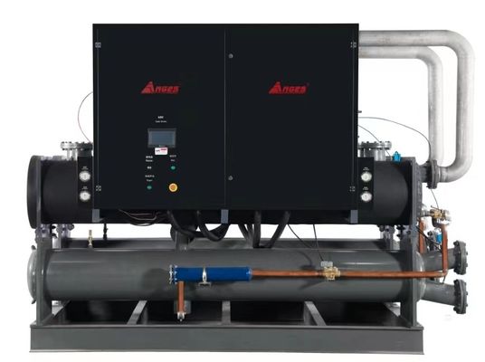 주문 120hp 산업용 물 냉장고 통합 시스템 반 гермети적 나사형 online manufacture
