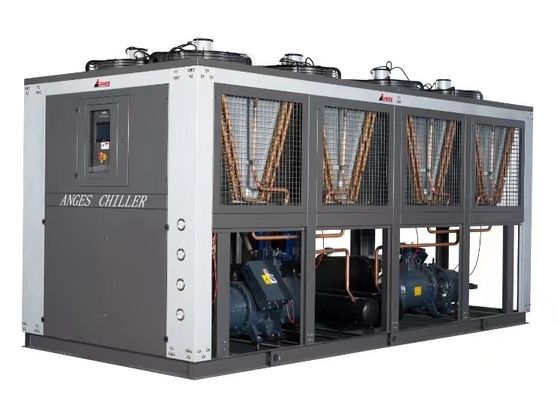 주문 150HP 공기 냉각 나사 압축기 냉장기 PVC 플라스틱 파이프에 대한 산업 화학 냉장기 online manufacture