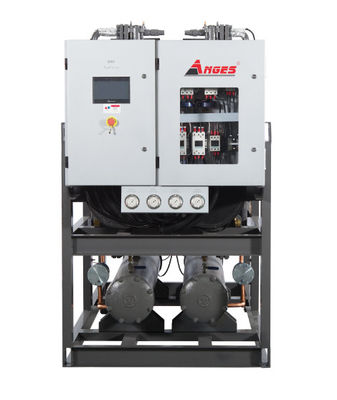 주문 60HP 물 냉각 스크루 냉장고 산업 공정 인쇄 및 BOPP 필름 라미네이션 라인을위한 물 냉장고 online manufacture