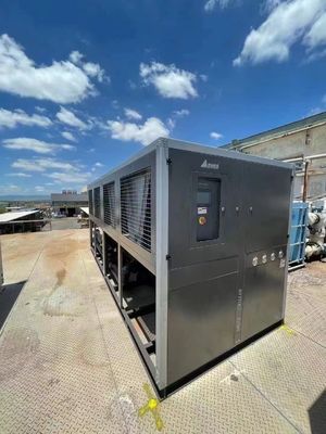 주문 PLC 제어 패나소닉 공기 냉각 스크루 타입 냉장기 R410a 냉장료 online manufacture