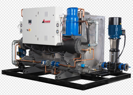 주문 250hp 산업 냉장고 통합 시스템 반 гермети적 나사형 online manufacture