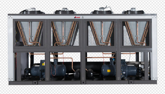 주문 한벨 스크루 타입 냉장고 500kW 냉각 용량 산업 냉각용 공기 냉각 콘덴서 online manufacture