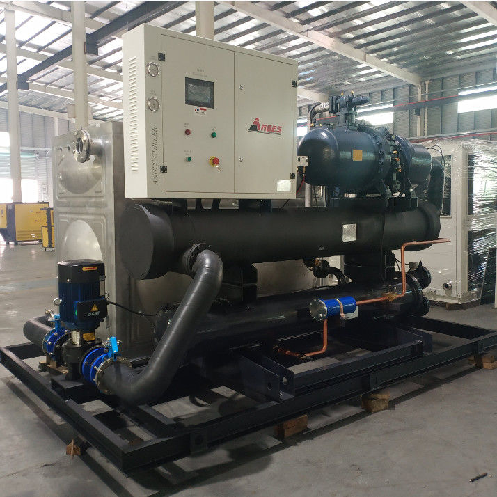 작동하도록 쉬운 통합된 스크류형 75HP 수냉각（의） 냉각장치