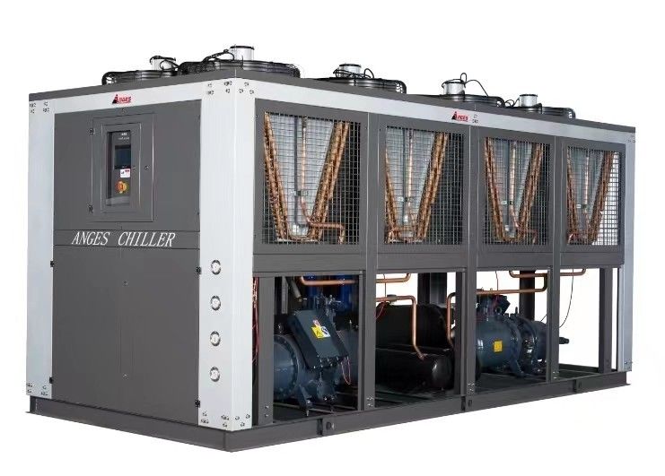 150HP 공기 냉각 나사 압축기 냉장기 PVC 플라스틱 파이프에 대한 산업 화학 냉장기