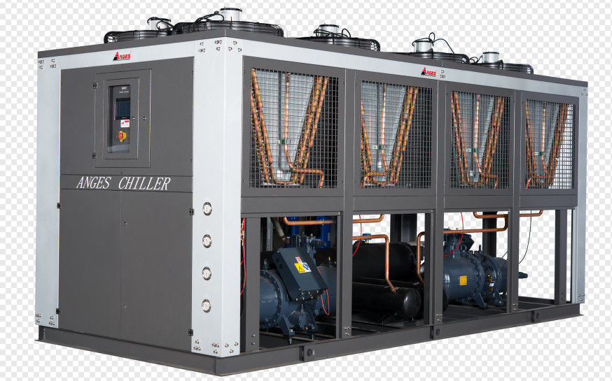 120HP 공기 냉각 나사 압축기 냉장기 산업 화학 냉장기 PVC 플라스틱 파이프 120 톤