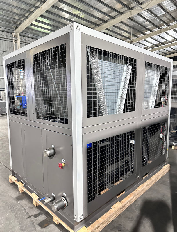 공장 직선 60HP 산업용 물 냉장고 주입 폼 머신용 공기 냉장기