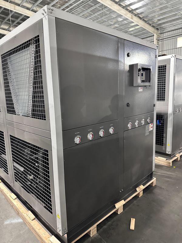 공장 공급 60HP 공기 냉각 산업용 물 냉장고 60톤 스롤 타입 글리콜 냉장고 4 개의 스롤 압축기로
