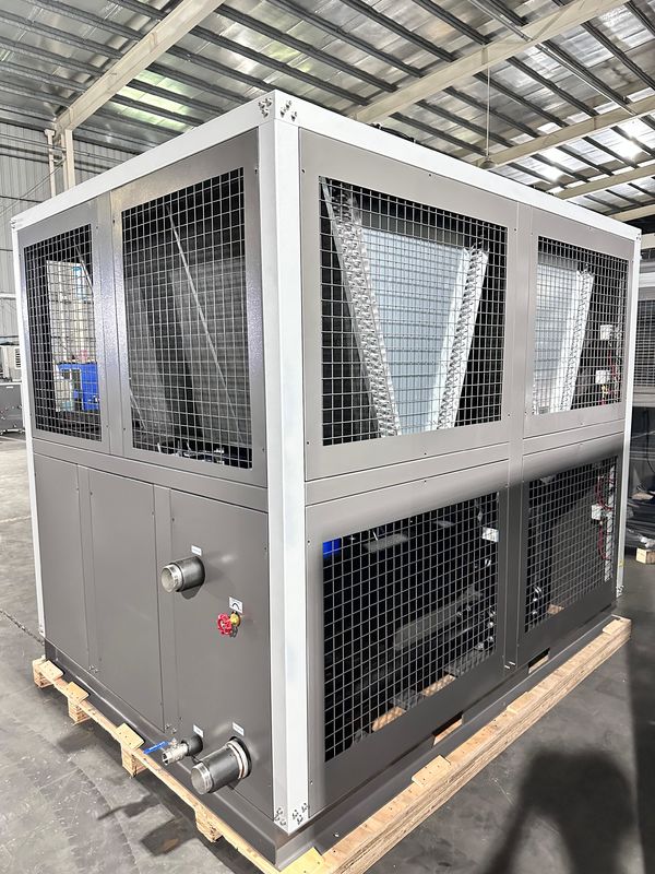 공장 공급 60HP 공기 냉각 산업용 물 냉장고 60톤 스롤 타입 글리콜 냉장고 4 개의 스롤 압축기로
