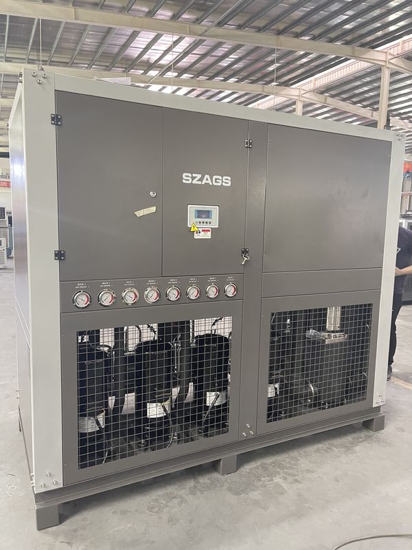 고효율 40HP 산업용 물 냉각기 130 KW 스롤 물 냉각기 주사 기계