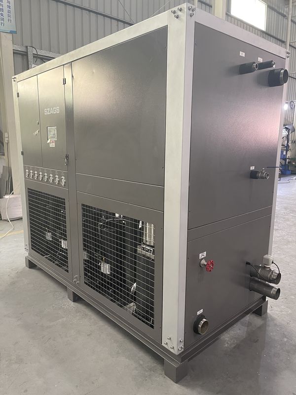 고효율 40HP 산업용 물 냉각기 130 KW 스롤 물 냉각기 주사 기계