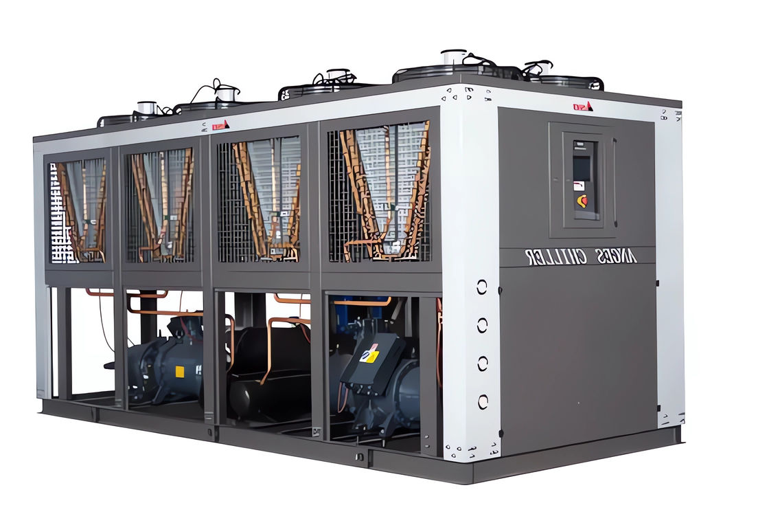 150HP 공업 공기 냉각 스크루 냉장기 펄로 필름 기계 및 PET 병 라인