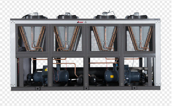 150HP 공업 공기 냉각 스크루 냉장기 펄로 필름 기계 및 PET 병 라인