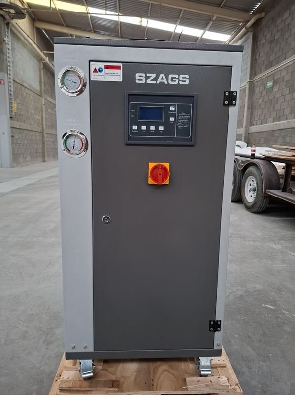 5HP 산업용 물 냉장고 플라스틱 가공 5RT 공기 냉장기 의약품 화학 냉각 구리 튜브 콘덴서