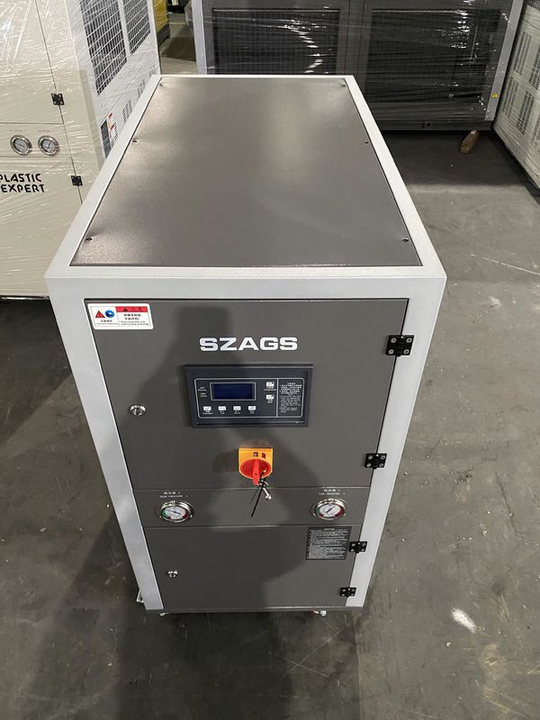 컴팩트 물 냉각 냉장고 6톤 급속 냉각 19kw 냉각 용량 24/7 원격 모니터링 친환경 냉장
