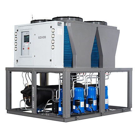 50HP 냉각기 50Ton 사출 성형기용 산업용 공냉식 물 냉각기 모듈식 공냉식 스크롤 냉각기