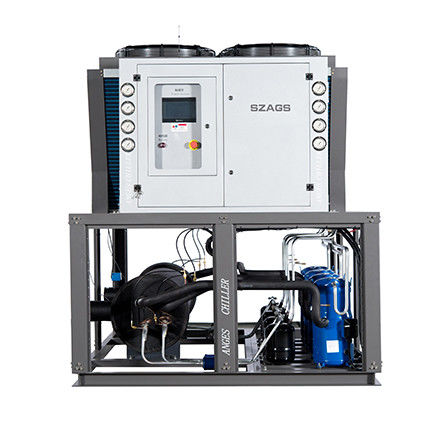 50HP 냉각기 50Ton 사출 성형기용 산업용 공냉식 물 냉각기 모듈식 공냉식 스크롤 냉각기