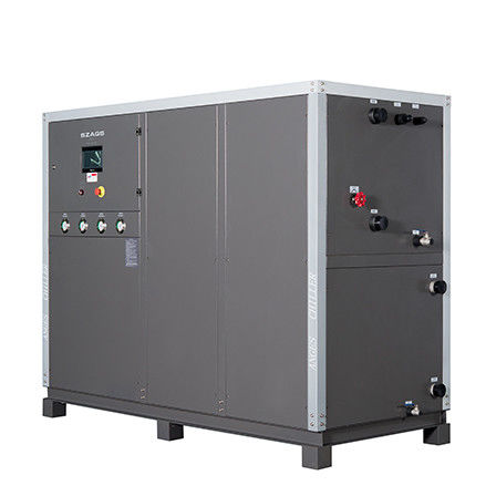 50마력 수냉식 냉각기: 코일 증발기가 있는 스테인리스 스틸 물탱크, 165.6kW, 화학 냉각용
