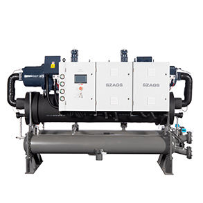 60hp 물 냉각 스크루 타입 냉장기 플라스틱 기계 사용