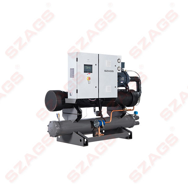 150마력 고용량 냉동, 고강도 산업용 냉각 필요, 수냉식 냉각 장치