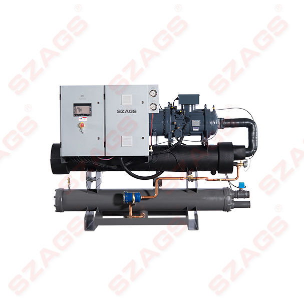 150마력 고용량 냉동, 고강도 산업용 냉각 필요, 수냉식 냉각 장치