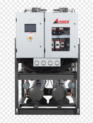 100HP 물 냉각 스크루 냉장고 산업 공정 인쇄 및 BOPP 필름 라미네이션 라인을위한 물 냉장고