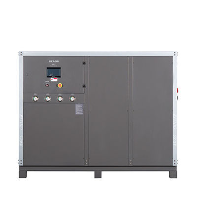 50마력 수냉식 냉각기: 코일 증발기가 있는 스테인리스 스틸 물탱크, 165.6kW, 화학 냉각용